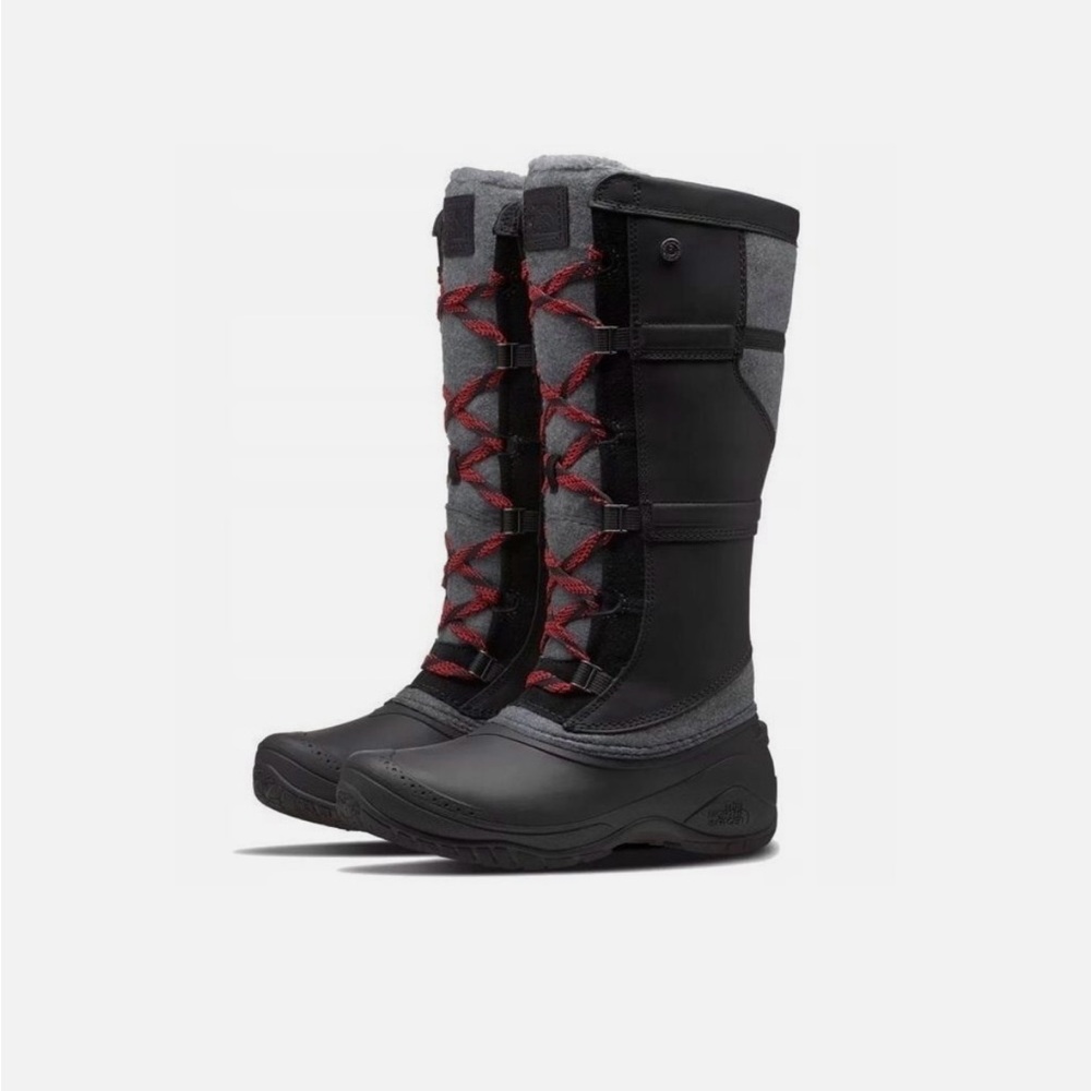 The North Face Black and Gray Winter Boots W 8.5